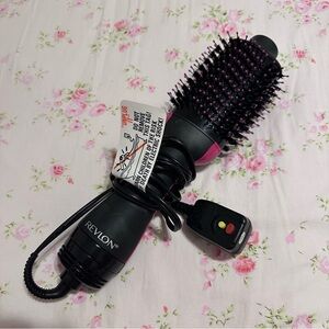 Revlon Black and Pink Hair Dryer Brush